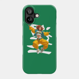 90s Retro Hip Hop Dancer Girl Phone Case