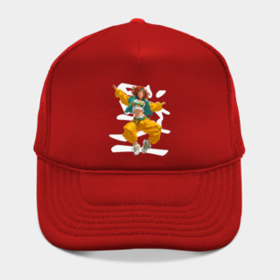 90s Retro Hip Hop Dancer Girl Hat