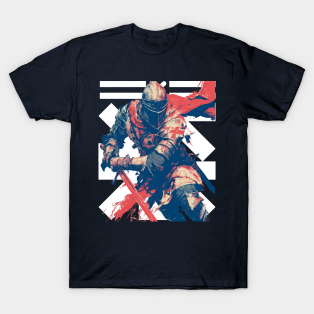 Valiant Medieval Knight in Armor T-Shirt by TuncGK