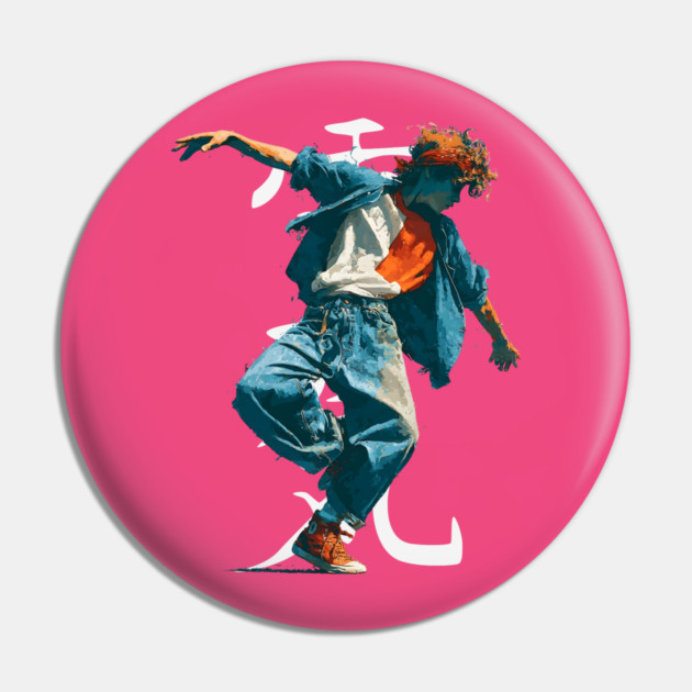 Urban Street Breakdancer Pin by TuncGK