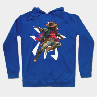 Leaping Gunslinger Cowgirl Hoodie