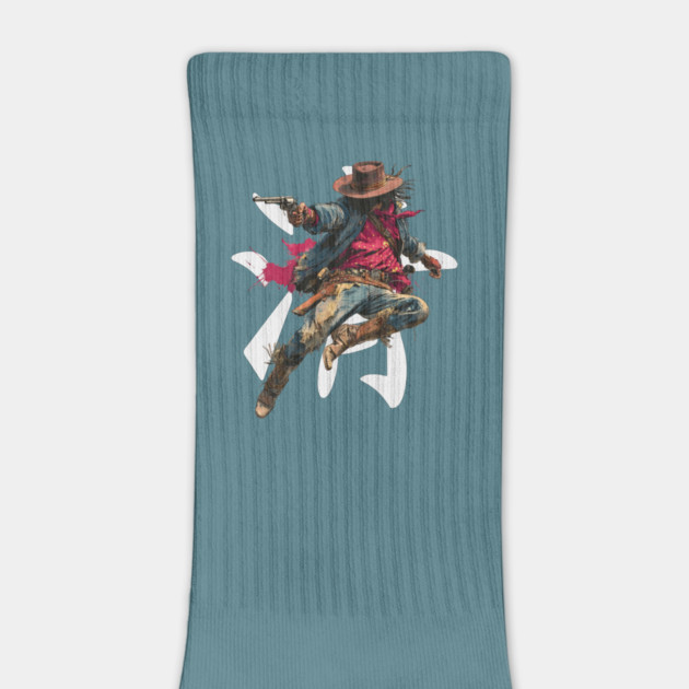 Leaping Gunslinger Cowgirl by TuncGK