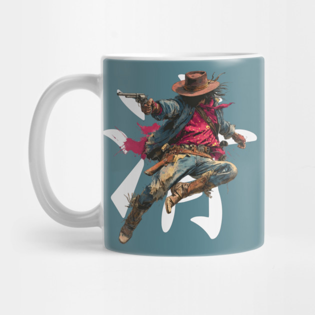 Leaping Gunslinger Cowgirl by TuncGK