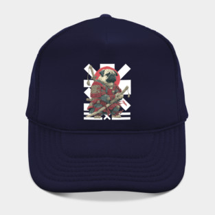 Bushido Pug: The Samurai Dog Warrior Hat