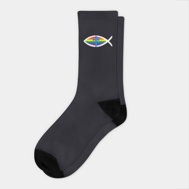 Inclusion Is A Christian Value Socks by Charles's Store 8