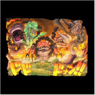 Five Elders vs Luffy Gear 5 Posters and Art