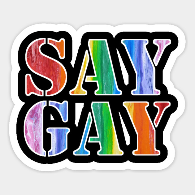 We Say Gay Magnet by Charles's Store 8