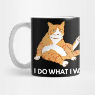 Funny Orange Cat Mug