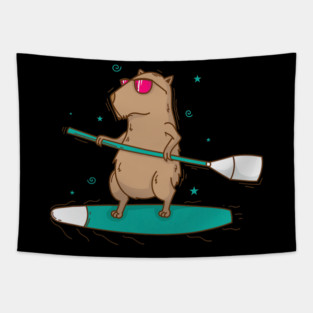 Guinea Pig Caviidae Guinea Pig surfing Rodent Tapestry