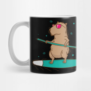 Guinea Pig Caviidae Guinea Pig surfing Rodent Mug