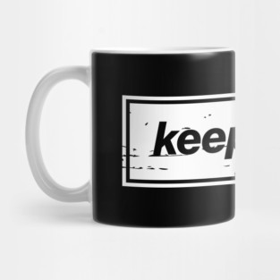 Keep Going Oasis Distressed Typography – Bold Positive Message Design Mug