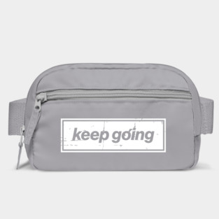 Keep Going Oasis Distressed Typography – Bold Positive Message Design Bag