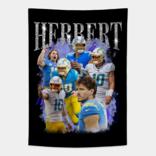 Justin Herbert Bootleg Tapestry