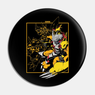 DIGIMON WARGREYMON EVOLUTION Pin