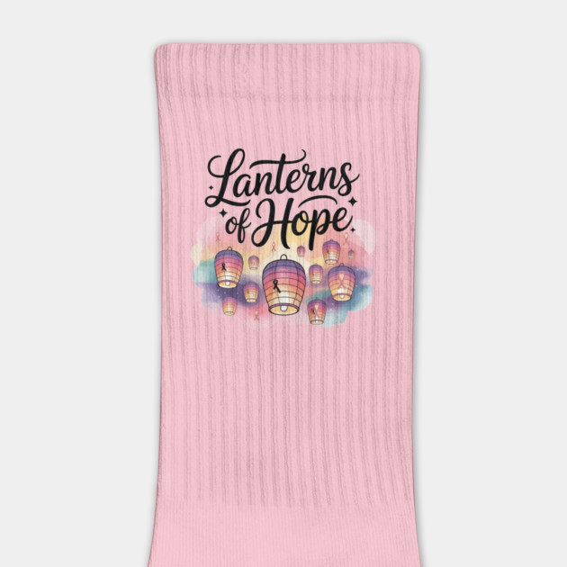 Lanterns of Hope Breast Cancer Awareness Men's Women's by ism's Store