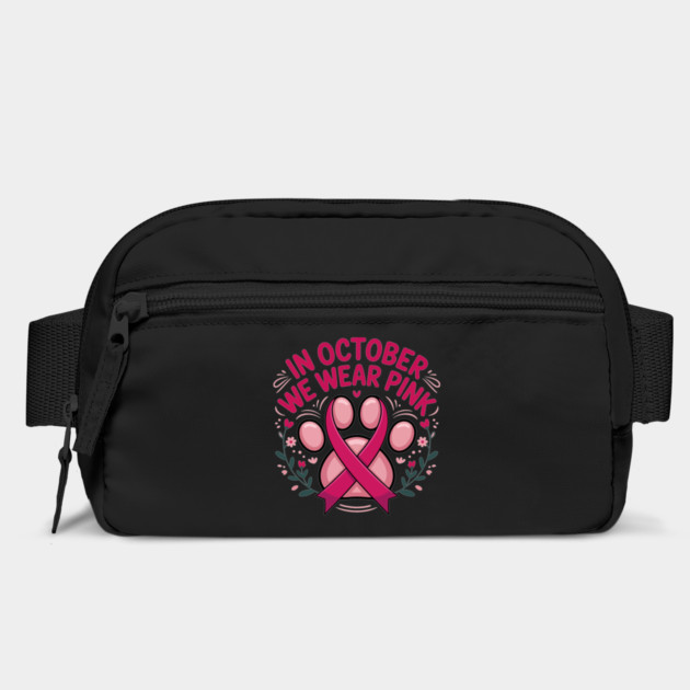 In October We Wear Pink Paw of Hope Breast Cancer Awareness by ism's Store