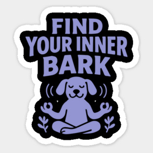 Find Your Inner Bark Sticker