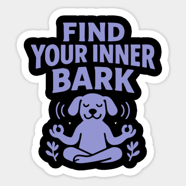 Find Your Inner Bark Sticker by Medox
