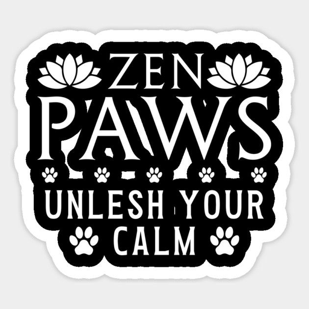 Zen Paws Calm Spirit Sticker by Medox