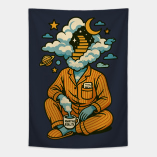 Rewriting Reality – Dreamy Manifestation Spiritual Awakening Art Tapestry