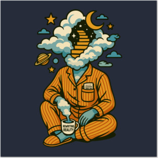 Rewriting Reality – Dreamy Manifestation Spiritual Awakening Art Posters and Art