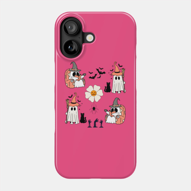 Ghost Boo Halloween Phone Case by The WYLD Tribe