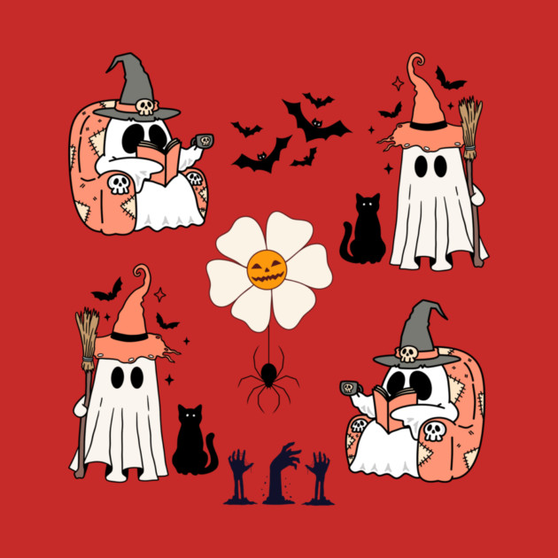 Ghost Boo Halloween by The WYLD Tribe
