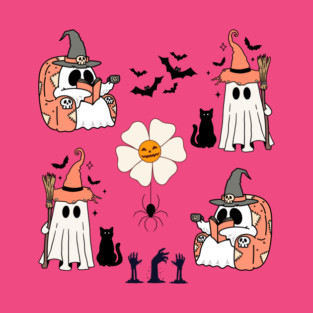 Ghost Boo Halloween T-Shirt