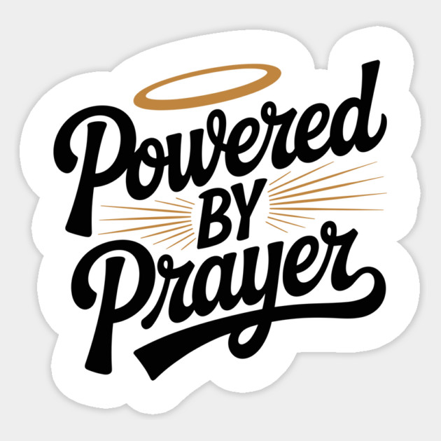 Pray Trust Repeat Sticker by Frank Ring