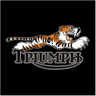 Triumph Leaping Tiger Posters and Art