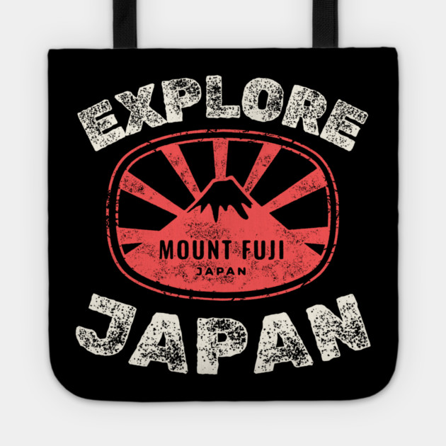 Explore Japan – Mount Fuji Travel Adventure Graphic Gift Tote by MakerMind8.2