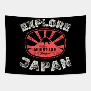 Explore Japan – Mount Fuji Travel Adventure Graphic Gift Tapestry