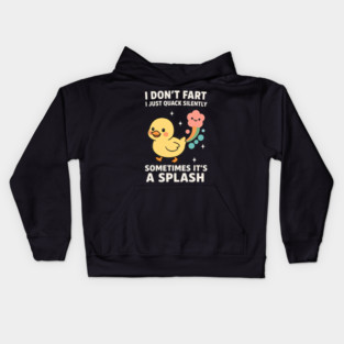 I Don’t Fart Duck Kids Hoodie