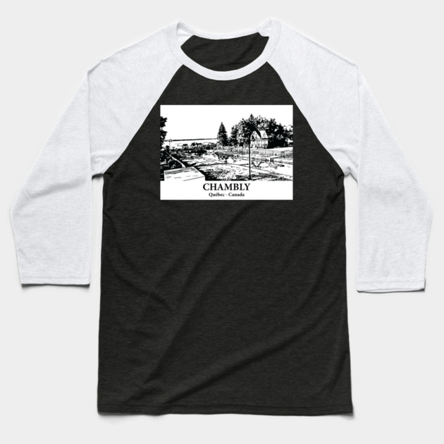 Chambly - Québec Baseball T-Shirt by Lakeric