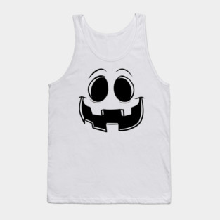 Pumpkin Face Tank Top