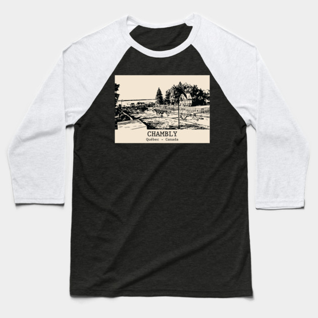 Chambly - Québec Baseball T-Shirt by Lakeric
