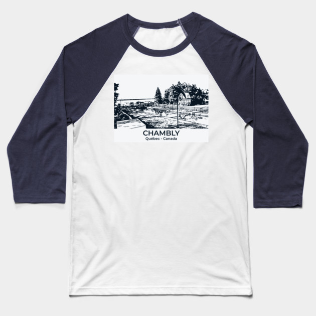Chambly - Québec Baseball T-Shirt by Lakeric