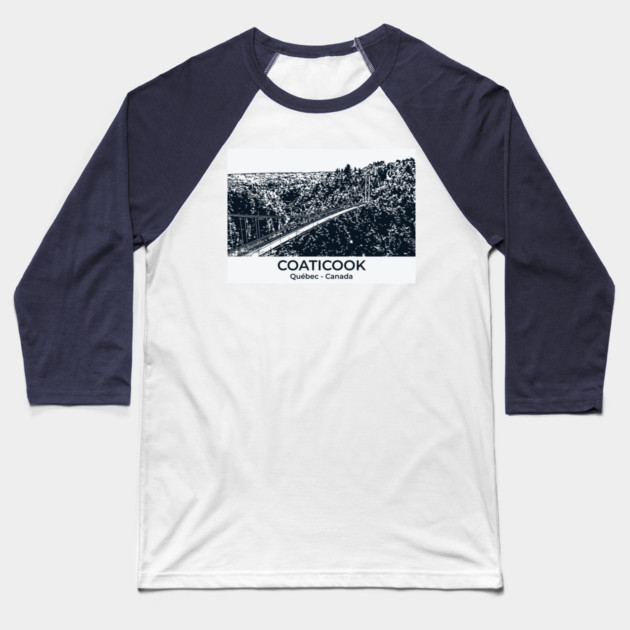Coaticook - Québec Baseball T-Shirt by Lakeric