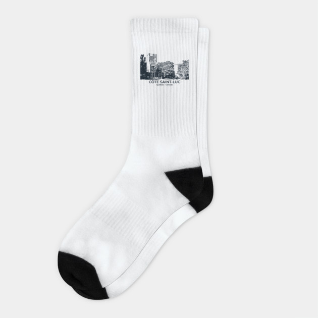 Côte Saint-Luc - Québec Socks by Lakeric