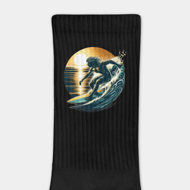 Surfer Graphic Surfboard Sunset Surfers Surfing Water Sport by ism's Store