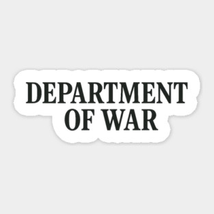 Department-of-War–Established-2025 Sticker