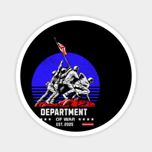Department of War – Est. 2025 Parody Satire Magnet