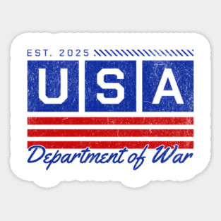 United States Department of War - Rename Department of War Sticker