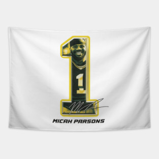 Vintage Green Bay Football Team Packers 2025 micah parsons Tapestry
