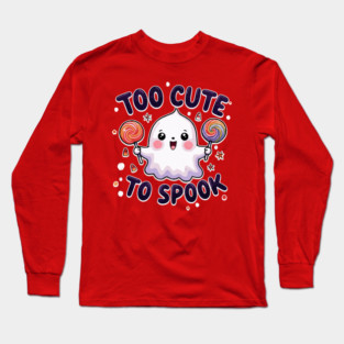 Cute Ghost Halloween Long Sleeve T-Shirt