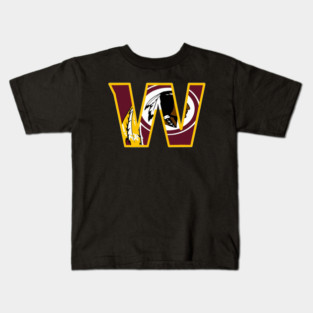 Vintage Washington Football Commanders Redskins Hail Kids T-Shirt