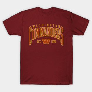 Vintage Washington Football Commanders Redskins Hail T-Shirt