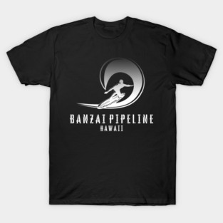 Banzai Pipeline Surfing Banzai Pipeline in Hawaii T-Shirt