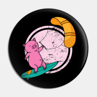 Pig at Kite Surfing Pin