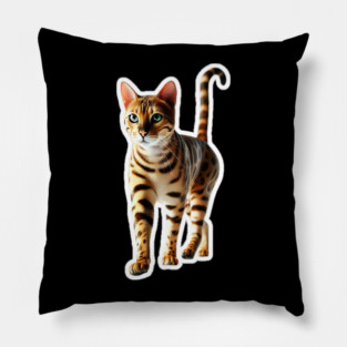 Bengal Cat Pillow